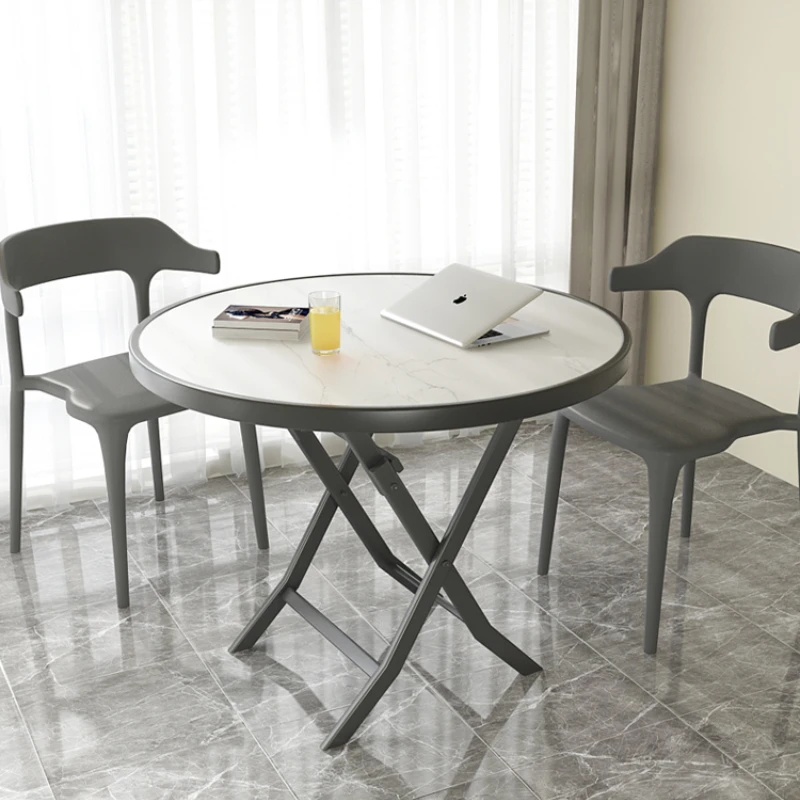 

Simple Household Small Apartment Folding Table Multifunctional Portable Table Round Square Coffee Table Outdoor Table