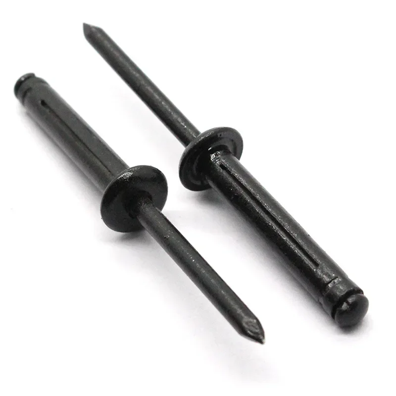50pcs Aluminium Trifold Blind Rivets Black PaintedPop Bulb Blind Rivet Structural Rivets Fasteher Fixing Home Decor DIY Hardware rivets and fasteners rivets and screws