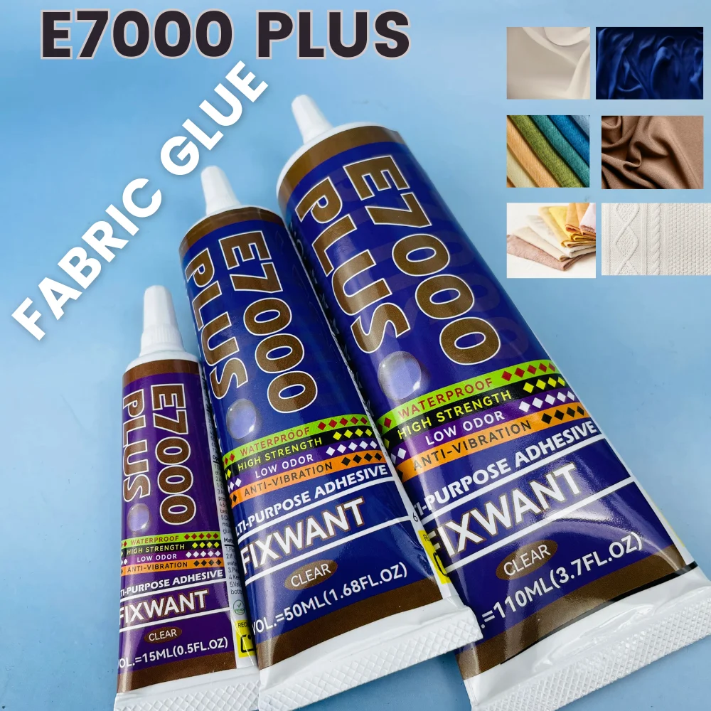 E7000 PLUS Strong Multi-Purpose Glue E-7000 Upgrade Fabric Leather Metal Plastic Waterproof Flexible DIY Craft Adhesive