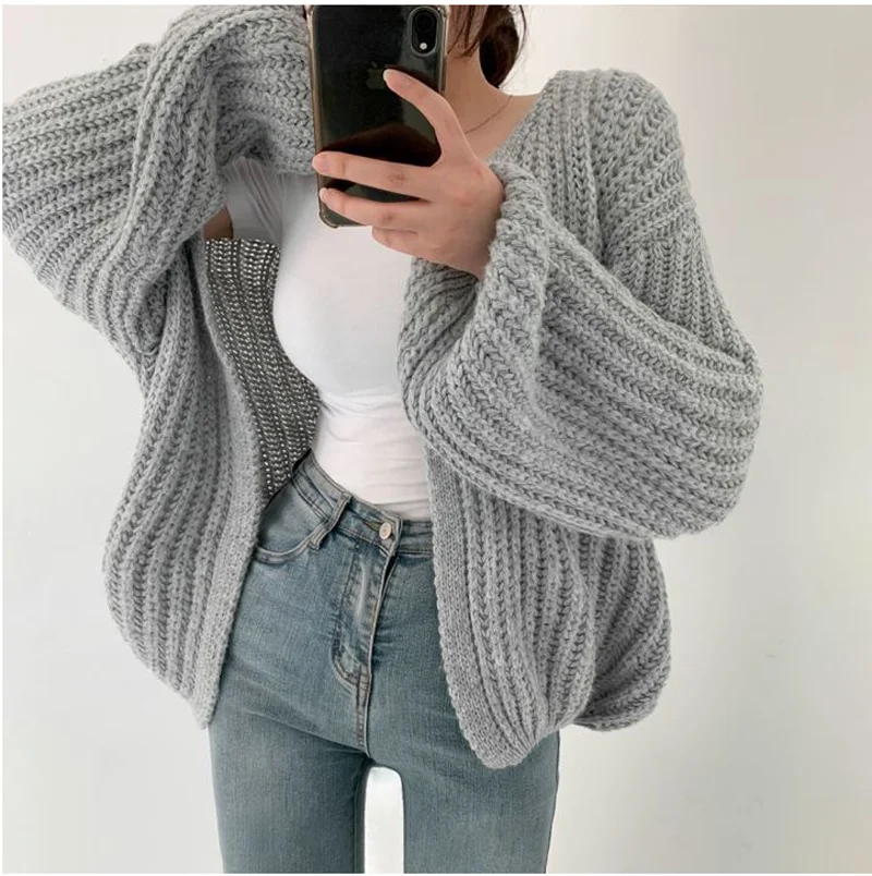 2026 Vintage Harajuku Lantern Sleeve Women Cardigan Sweater Casual Korean Fall Streetwear Tops Chic Lazy Wind Y2k Sweater 18 S5c8926631da148bb99cdd62d1a7cfac6S