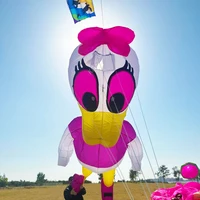 9KM 3.5m Duck Kite Line Laundry Kite Pendant Soft Inflatable Show Kite for Kite Festival 30D Ripstop Nylon with Bag 2