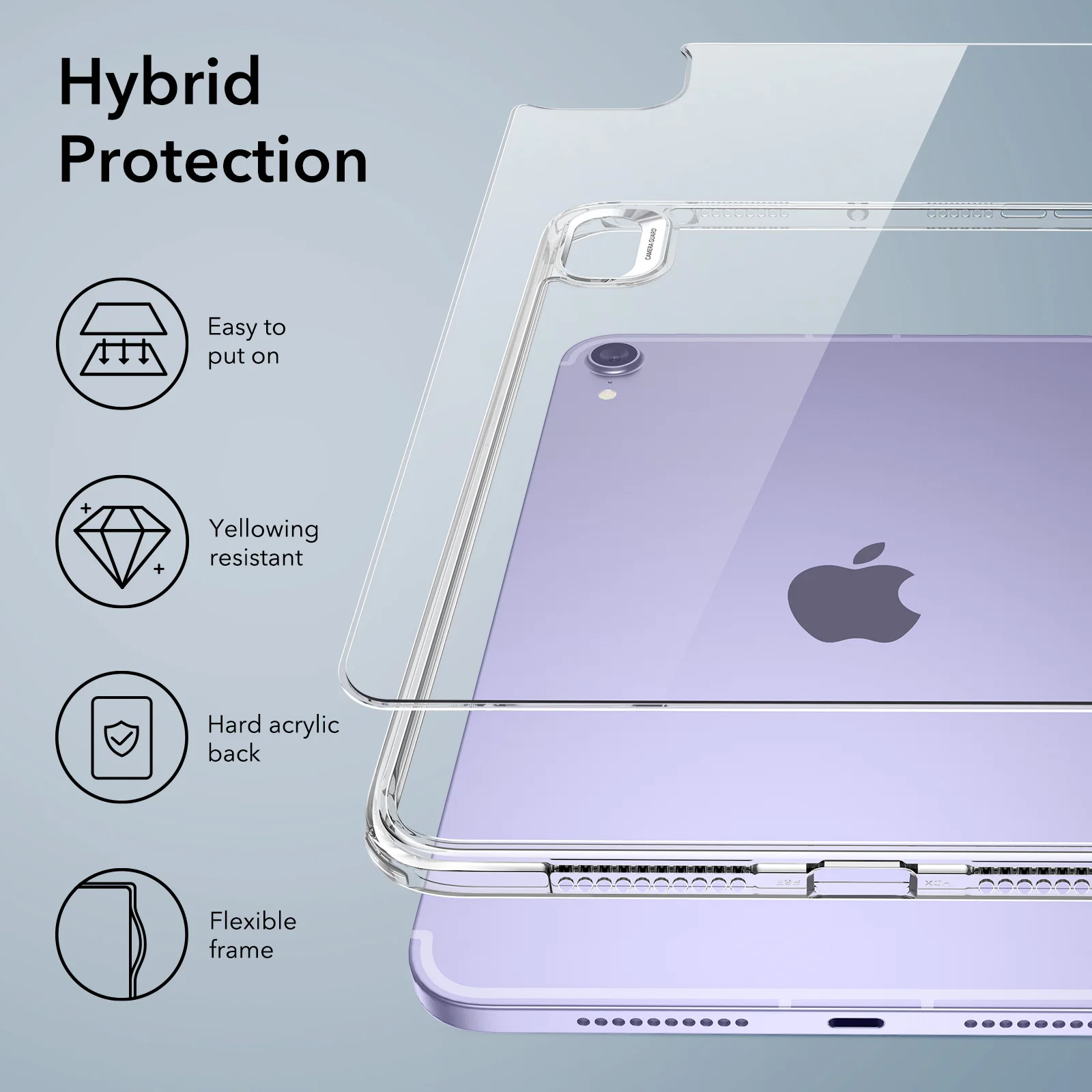ESR-Étui de protection en cristal pour iPad Mini 6 2021