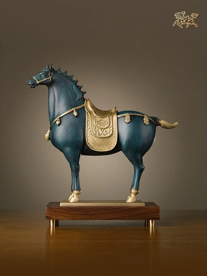 

All Copper Decoration Royal Horse Copper Crafts Home Ornament Gift Decoration Desktop Decoration Simple Modern Living Room