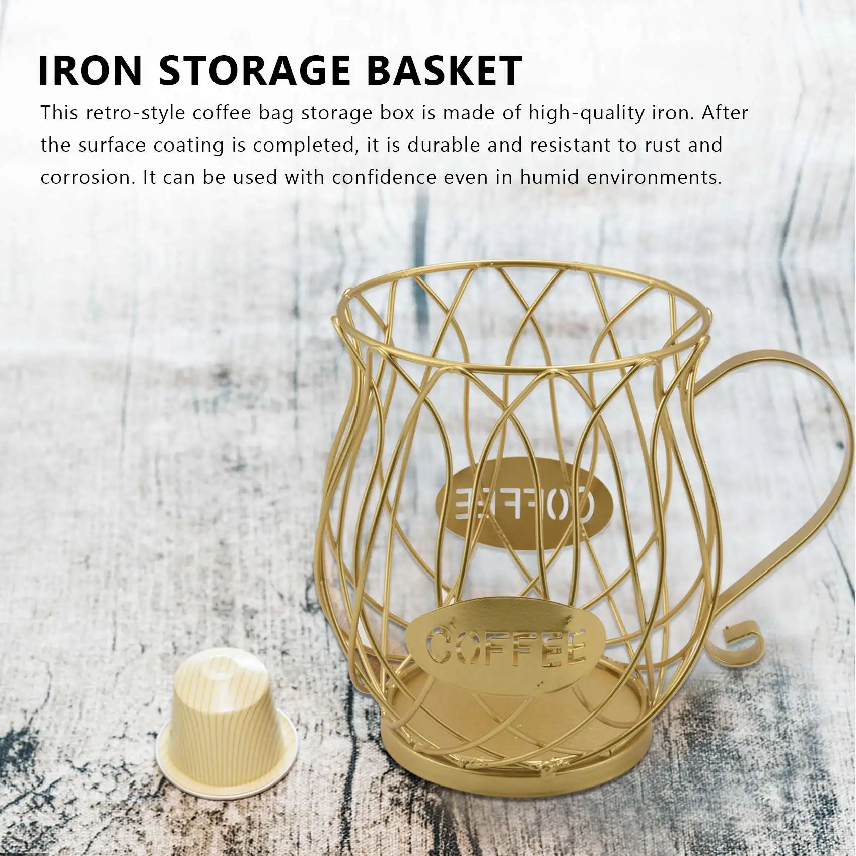 

Корзина для хранения кофейных капсул, кухонный держатель для хранения столешницы для Tassimo,Nespresso,Dolce-Gusto