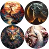 Popular Wolf Sisters Jigsaw Wooden Puzzle Children'S Puzzle Gifts Unique Family Puzzle Games Wooden Diy Crafts Games 1