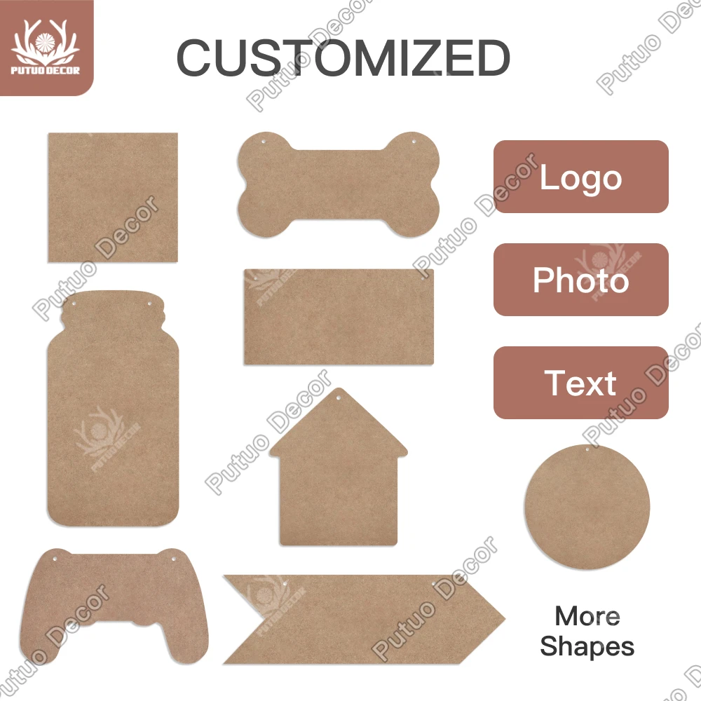 Putuo 장식 주방 나무 플라크 요리 표지판 나무 접시 레스토랑 홈 주방 카페 벽 아트 매달려 장식 