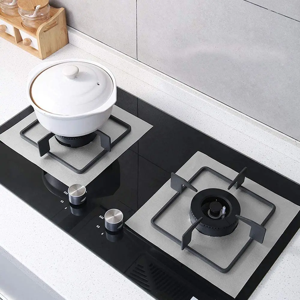 4 Non Slip Mats and Covers Protect and Clean Your Gas Stove Easily with This 4 Pack of Nonslip Mats Non Slip Burner Covers