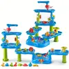 Sand Water Table, Sandbox Table Kids Activity Play Table Summer Outdoor Toys Boys Girls Christmas Halloween Gift 1