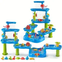 Sand Water Table, Sandbox Table Kids Activity Play Table Summer Outdoor Toys Boys Girls Christmas Halloween Gift 1
