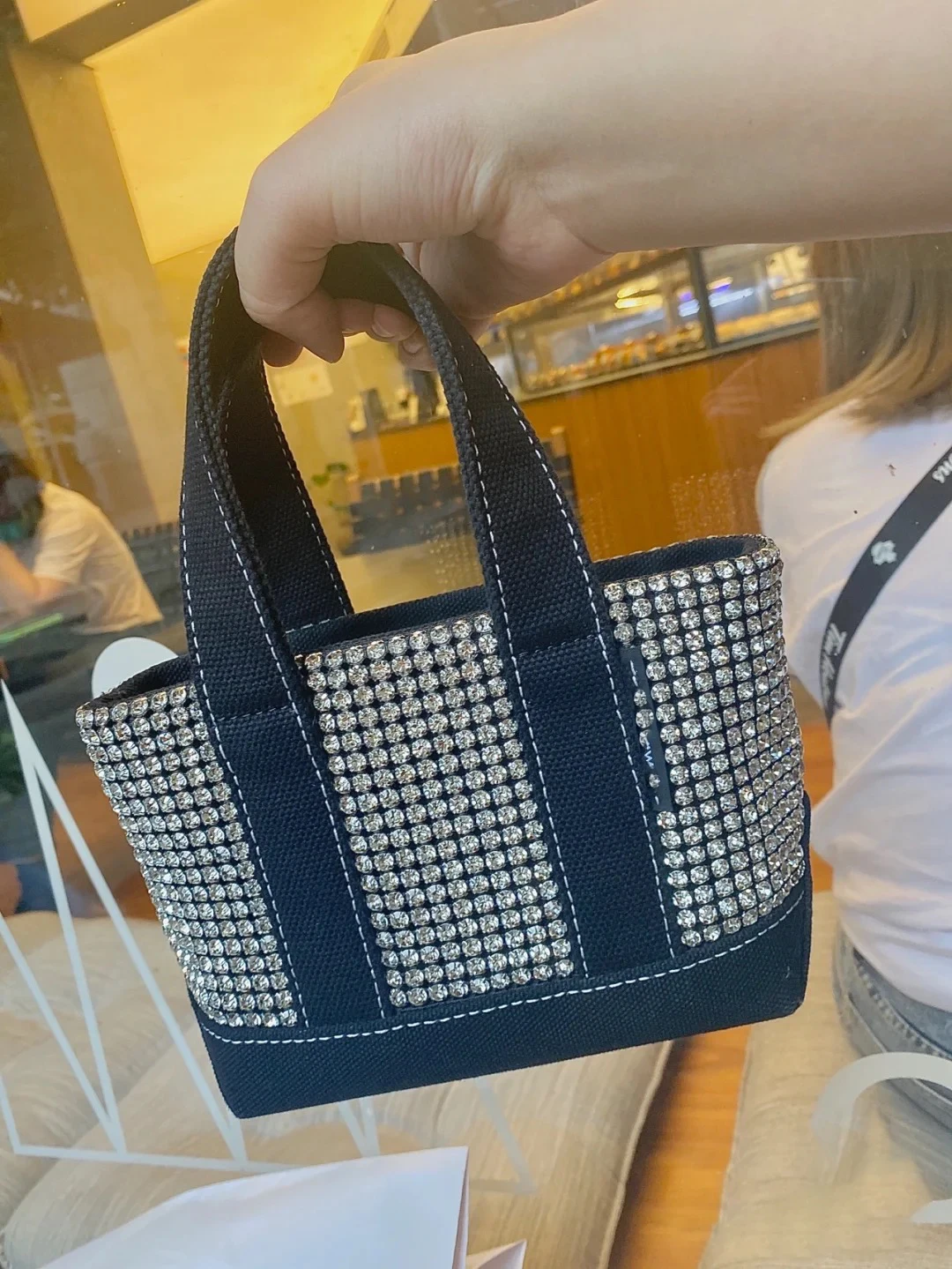 特価店 Female Bag 22 New Fashion Net Celebrity With The Same Hot King Diamond Bag Portable Messenger Vegetable Basket Small Bag 激安価額で豊富に取り揃える Pnlp Sn