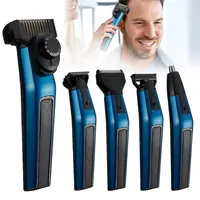 Hair Trimmer for Men Professional USB Rechargeable Nose Trimmer Hair Clippers Eyebrow Facial Hair Trimmer Body Grooming Kit 1