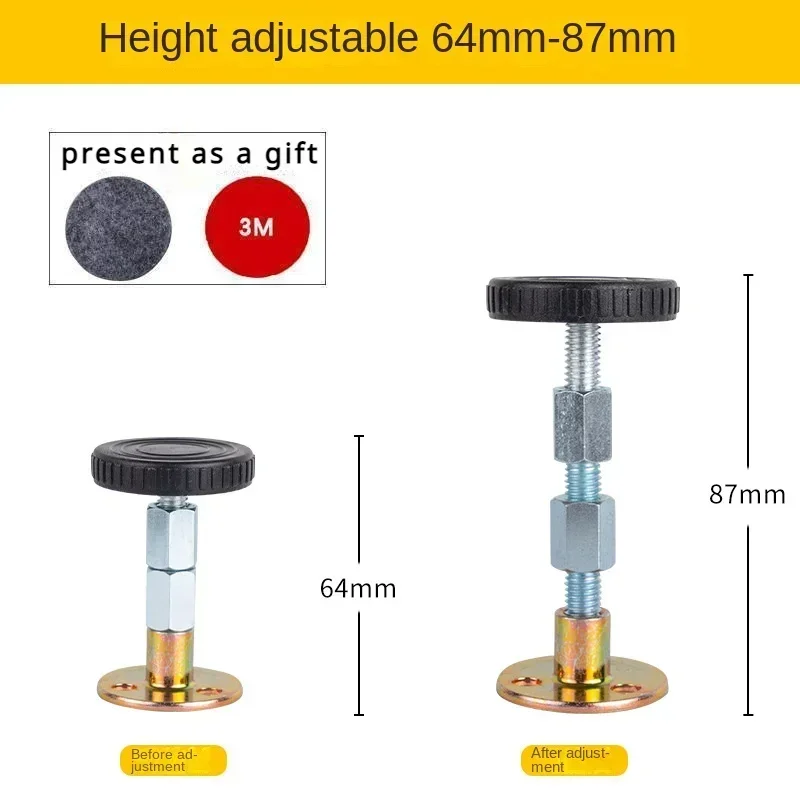 Wood Home Furniture Legs Bedside Anti-shake Cabinet Furniture Anti-fall Device Fixtures Pied De Lit Bed Headboard Parts