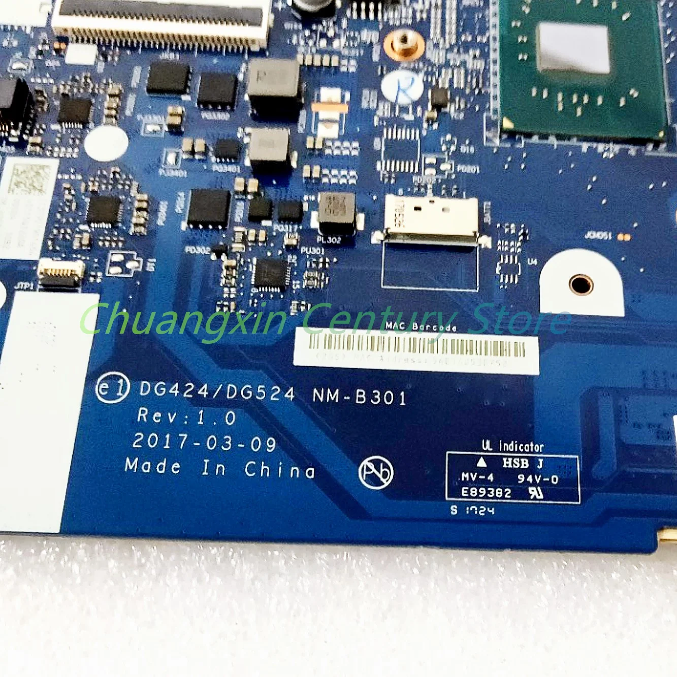 Placa-mãe Portátil para Lenovo Ideapad Totalmente Trabalho Ideapad 32015iap Dg424 Dg524 Nm-b301 com N3350 N4200 100 Testado - Imagem 2