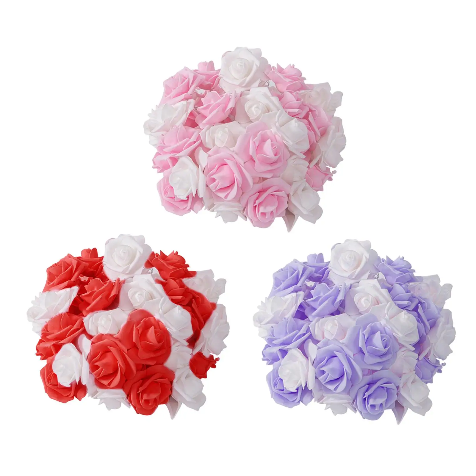 

LED Rose String Lights Foam Rose Lights Battery USB Decoration