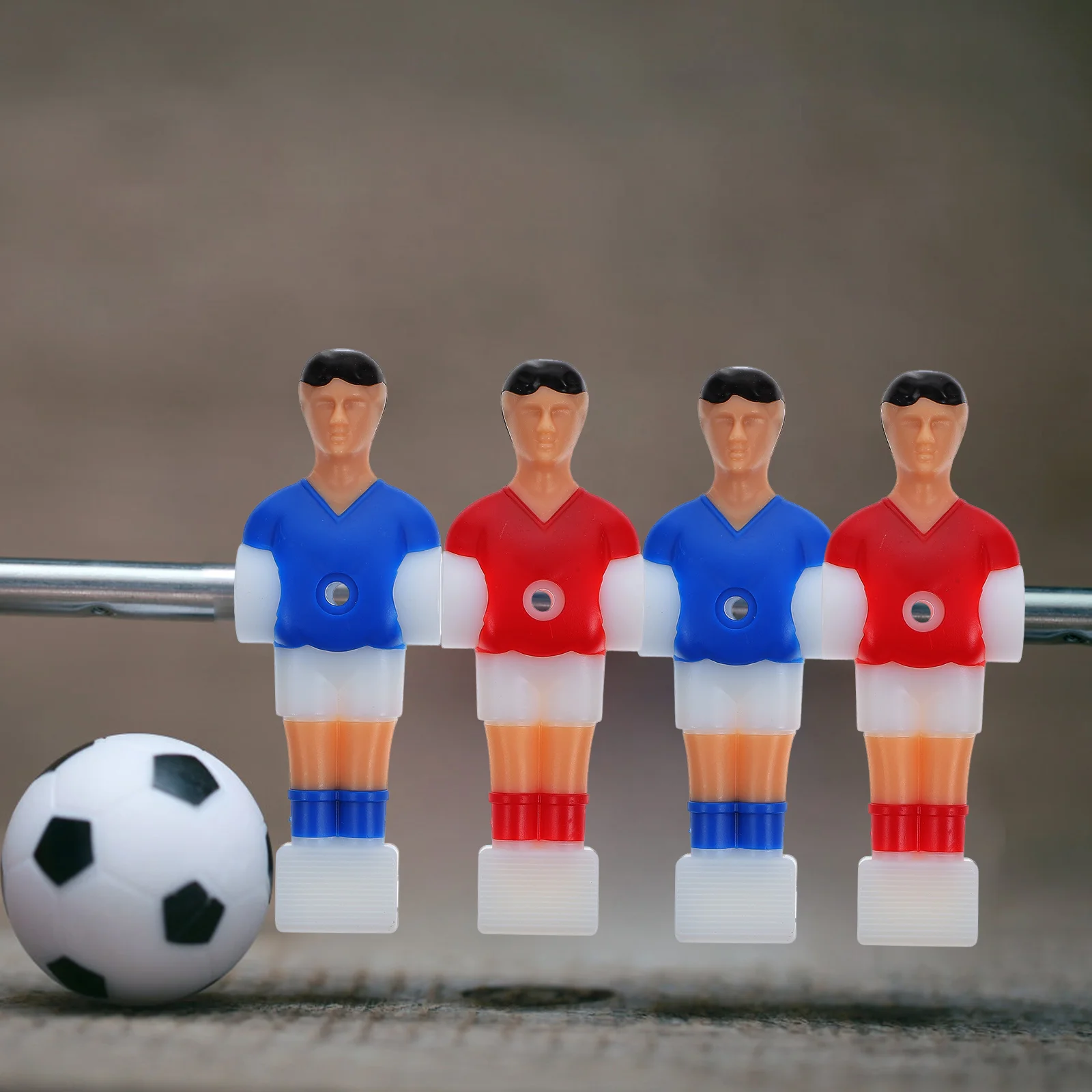 축구 머신 플레이어 예비 축구 데스크탑 게임 피규어 교체, 축구 테이블 장난감 액세서리, 남자 어린이, 11 개