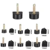 10pcs Black Women Shoes High Heel Repair Tips Pins Heel Stoppers Protect Dowel Lifts Replacement For High Heel Tips Taps 2