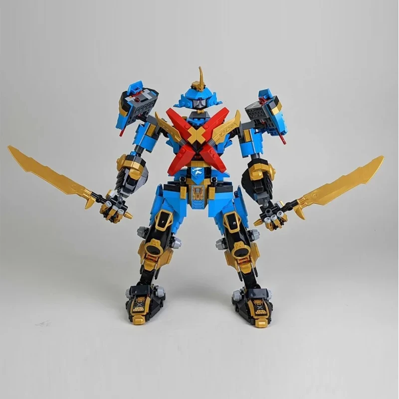 Mecha nyaのサムライxメックビルディングブロック、フィギュア