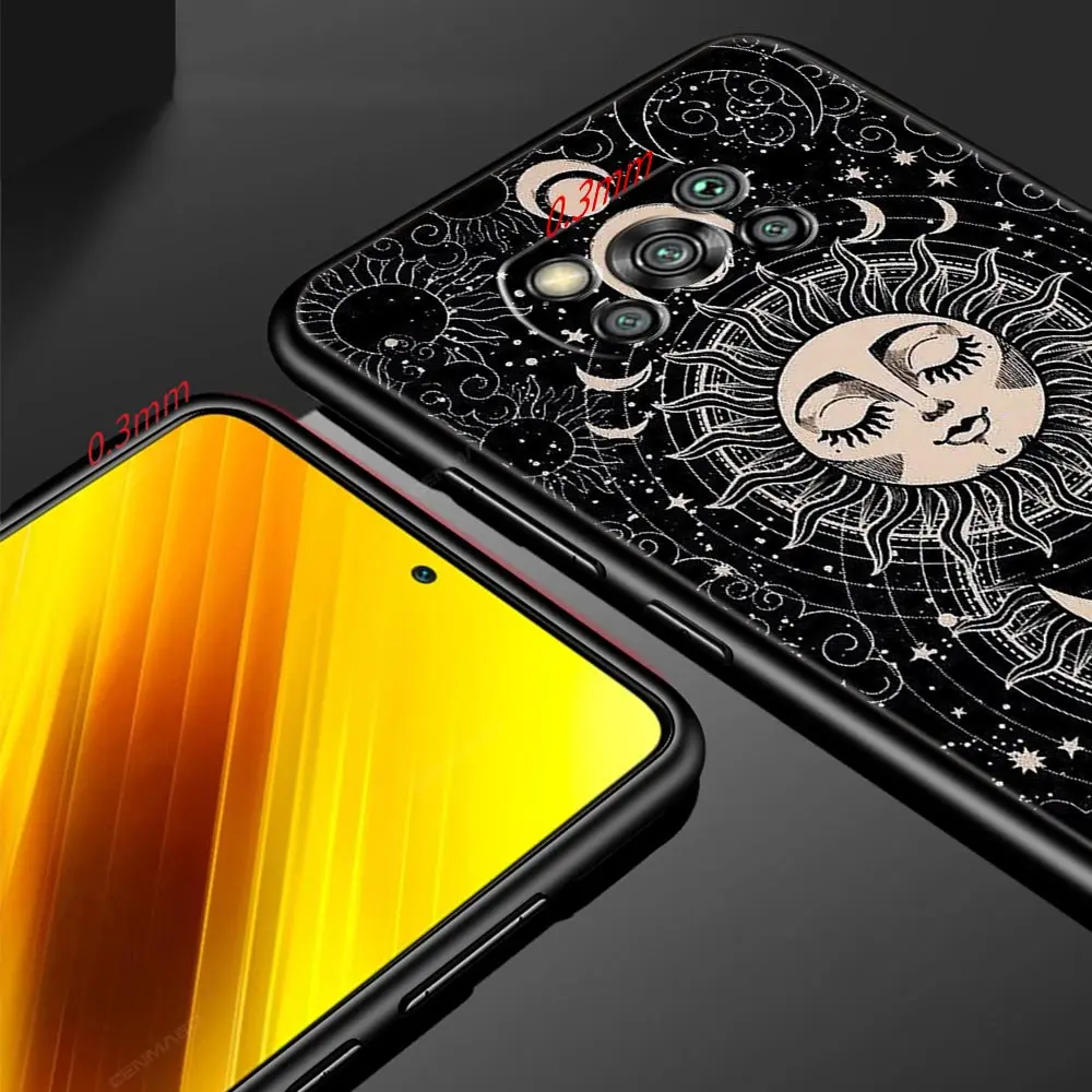 Sun Moon Angel Eyes Artistic Phone Case - Elegant and Durable Design