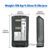 3.7V 5700mAh  R9-5iH Li-ion Battery for EADS Airbus Cassidian THR9 THR9 C-30 THR9+ THR9i Handheld Digital Two Way Radio Battery 2