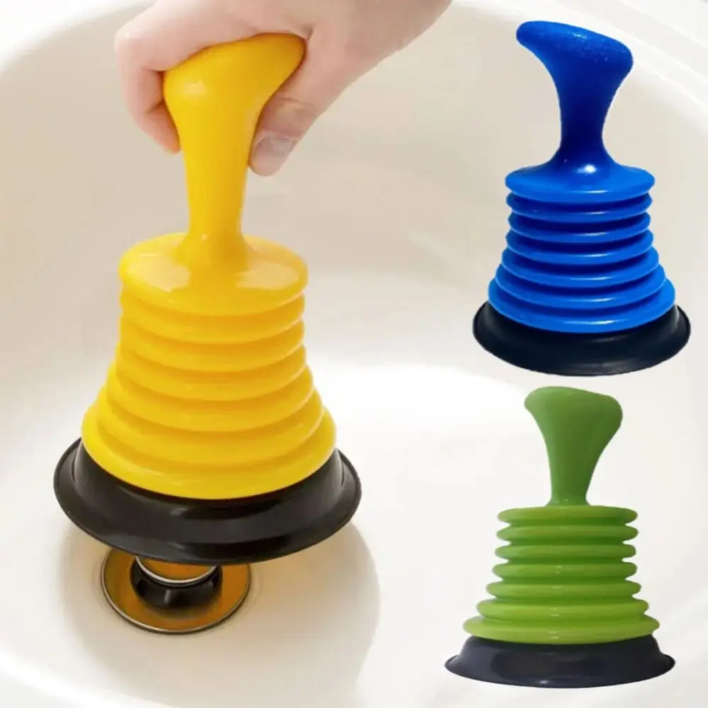 Suction Cup Pipeline Dredge Sink Drain Pipe Tool Bath Buster Sucker Clog Remover Sink Toilet Plungers Kitchen Cleaning Tool