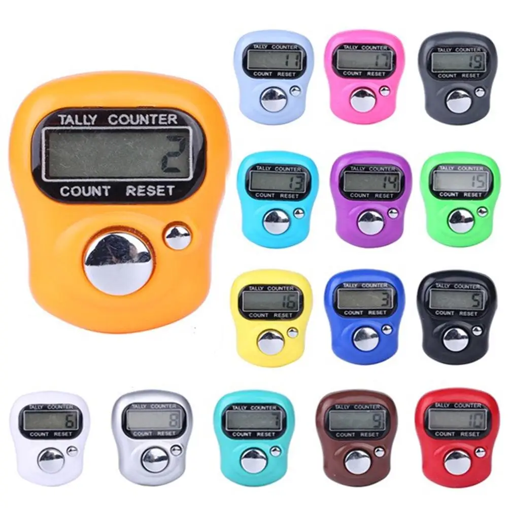 4 Pièces Mini Marqueur De Point Rangée Compteur De Doigts Affichage Lcd Compteur Numerique Electronique 88695932
