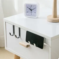 S-Shaped Metal Hook Cabinet Door Hanging Rack Gadgets Holders Desk Shelves Kitchen Utensils Storage Organizer Bathroom Accessori 3