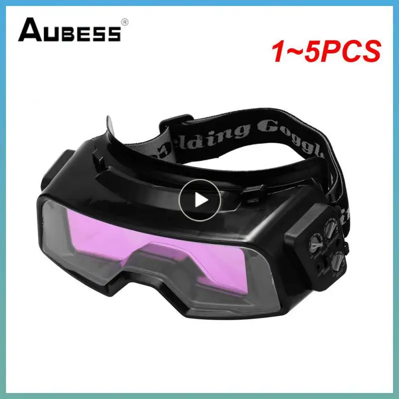

1~5PCS Auto Darkening Welding Goggles for TIG MIG MMA Professional Weld Glasses Goggles Multifunction Utility Tool