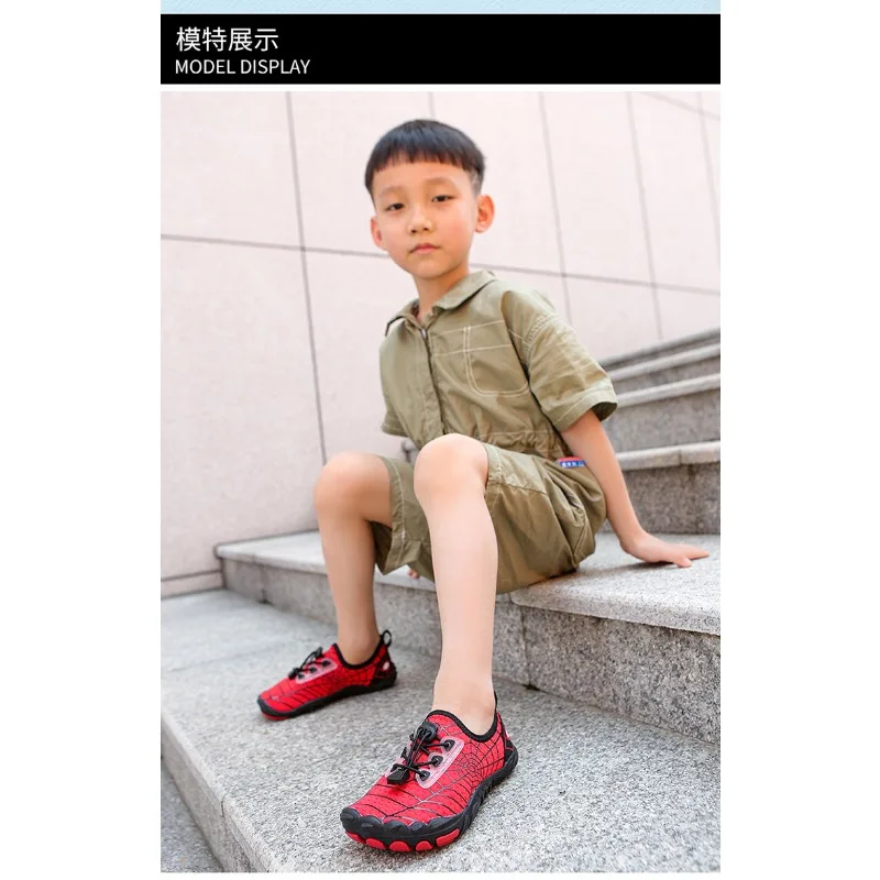 Kids Quick-Drying Shoes Anti Slip Wear-Resistant Cushioning Collision Prevention Soft Breathable Kids Quick-Drying Water Shoes 4