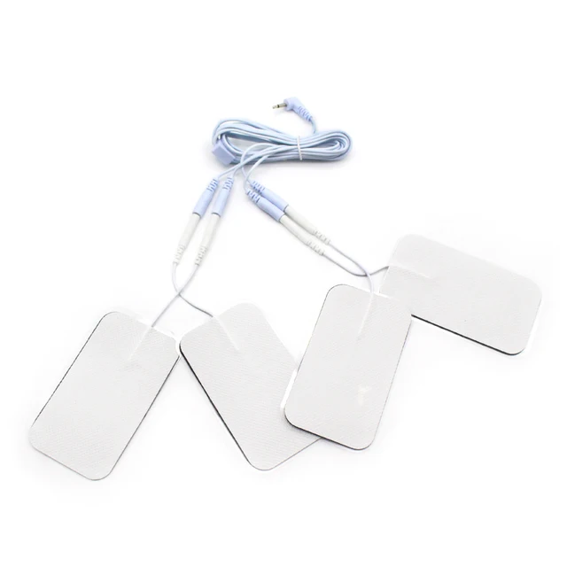 2.5/3.5mm 2 /4 Pin Electrode Cable Electrotherapy Electrode Lead Wires for Acupuncture Muscle Stimulator Therapy Massager 4
