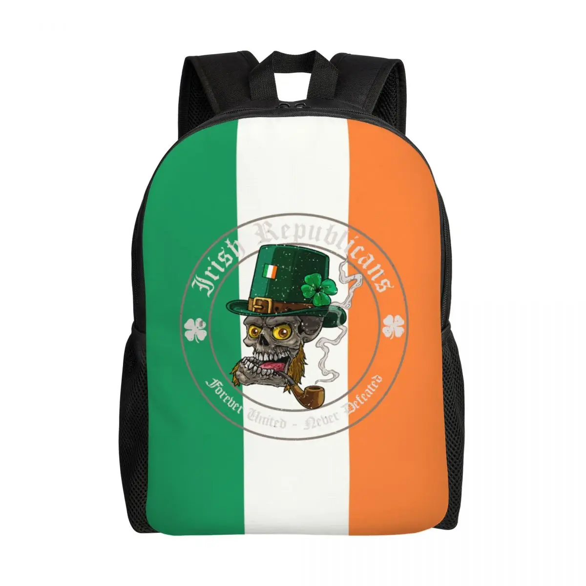 

Irish Republicans Travel Backpack Men Women School Laptop Bookbag Ireland Flag College Student Daypack Bags