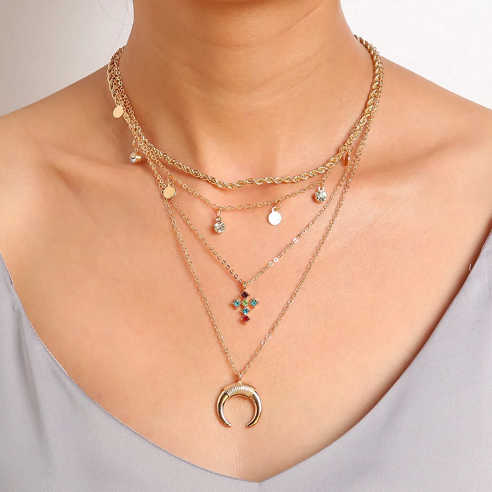 Buy Multicoloured Necklaces & Pendants for Women by Sohi Online | Ajio.com