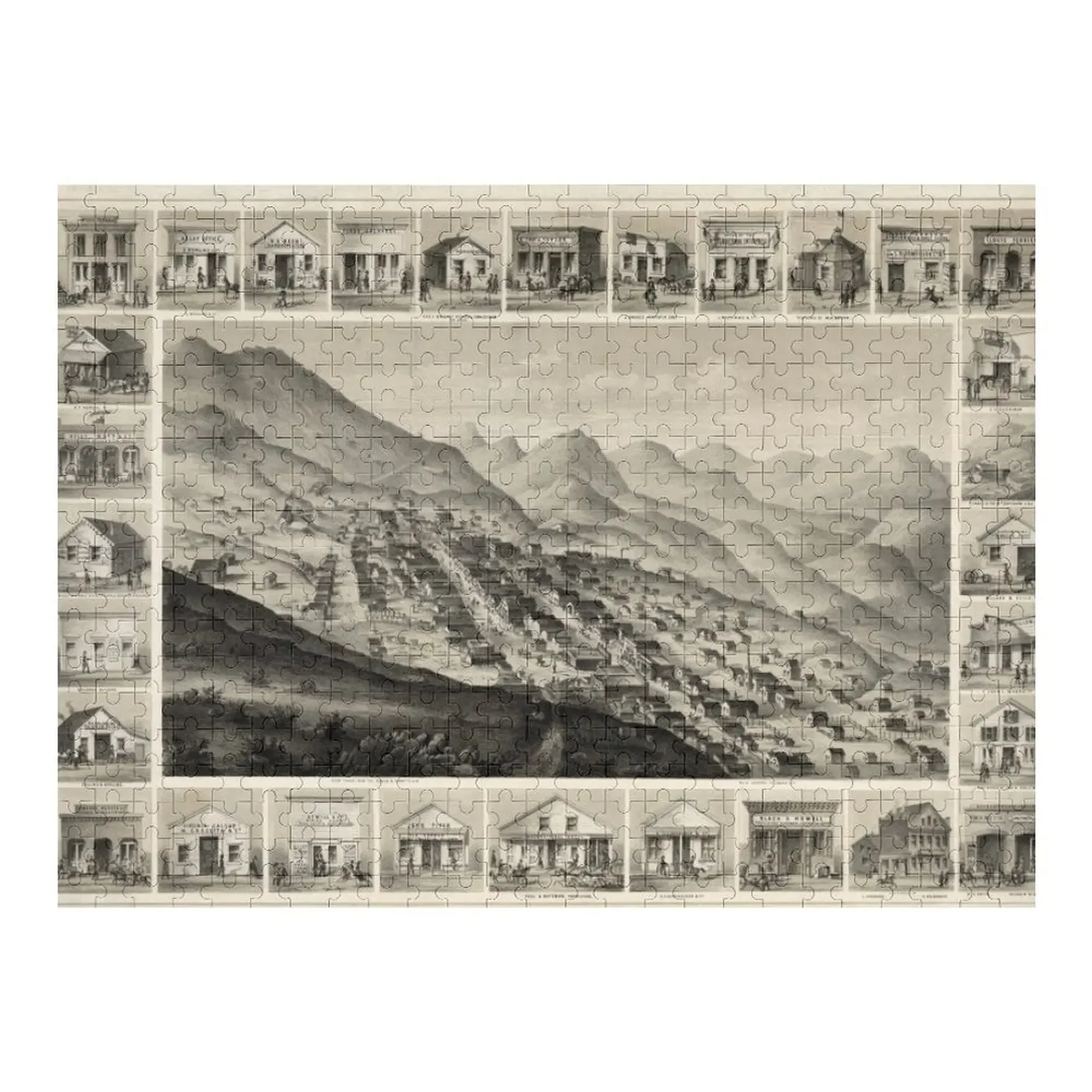 Virginia City, Nevada (1861) Jigsaw Puzzle Jigsaw For Kids With Personalized Photo Puzzle virginia woolf