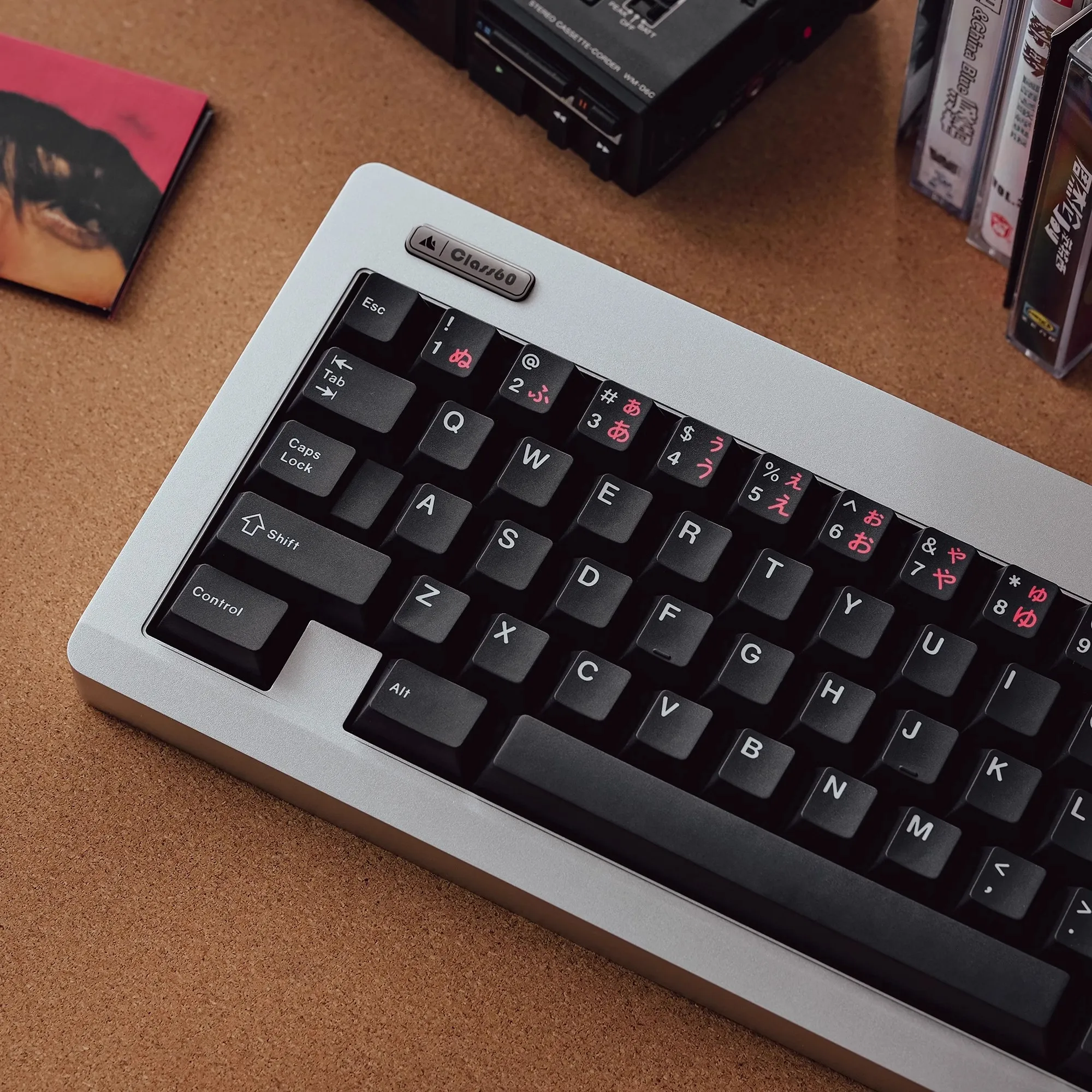 Jkdk Estúdio Wob Conjunto de Teclado Mecânico Perfil Cereja Dye Sub Pbt Gmk Wob Cor Vermelha 61 68 84 87 104 mx Switch - Imagem 4