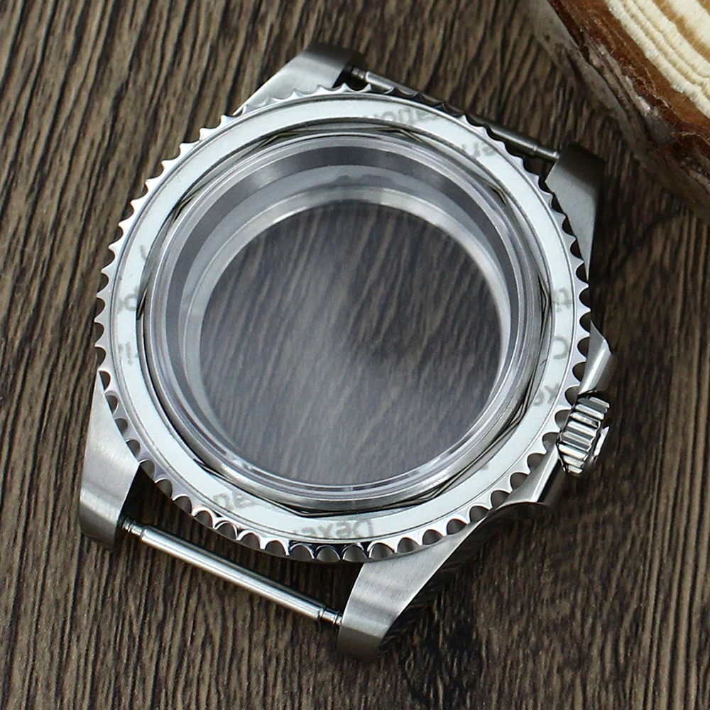 Taucher NH35 40 mm Uhrengehäuse Saphirglas Zubehör Silber Gold für SUB Yacht GMT Uhr Mod NH34 NH35 NH36 NH38 8215 Eta2824 – Detail 14