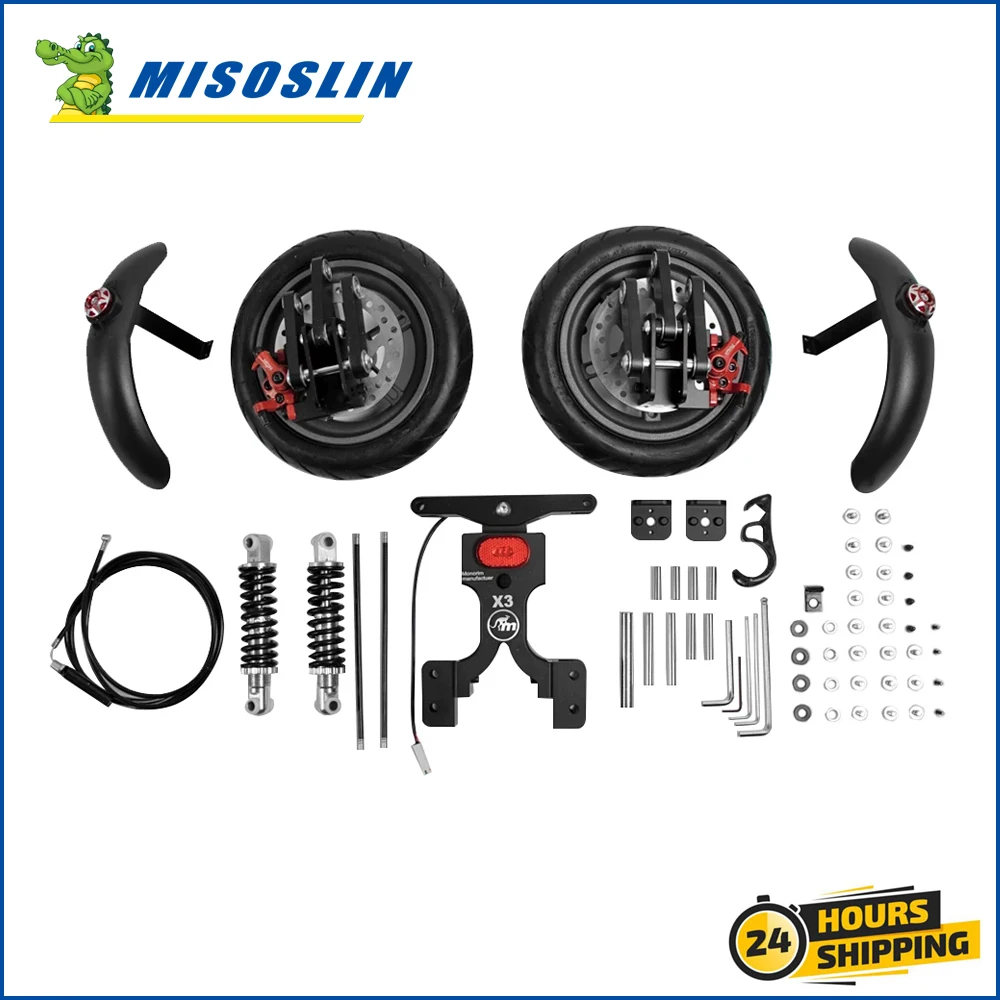 

Monorim X3 Upgrade To Be Three Wheels Modifited Special for Xiaomi M365/pro1/pro2/mi3 and (m365/pro) Electric Scooter Frames Kit