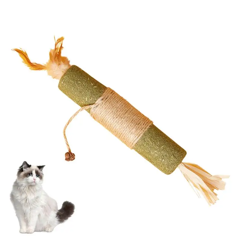 

Cat Treats Catnip Sticks Bite Resistant Natural Catnip Chew Toys For Kittens Teeth Cleaning Catmint Blend Stick With Natural
