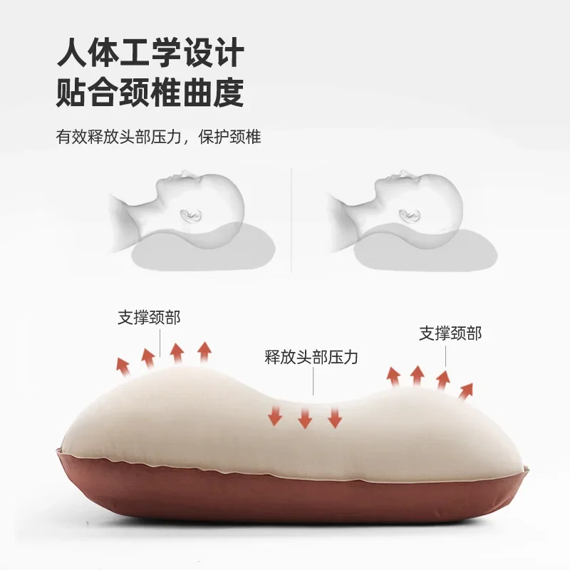 Mountain Cave Outdoor Camping Camping Sponge Inflatable Pillow Outdoor Camp Sleeping Throw Pillow Gadgets