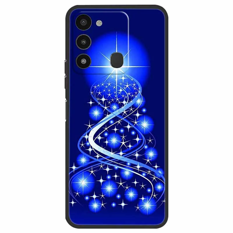 Holiday Edition Silicone Soft TPU Phone Cover - Festive Design Case