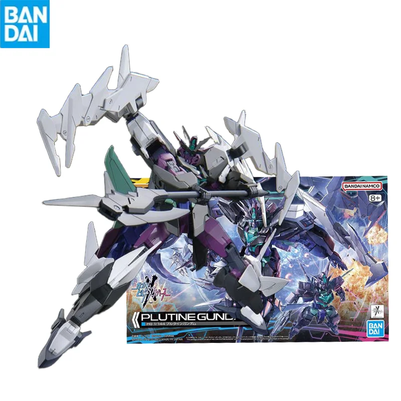 

Bandai Gunpla Hg 1/144 Plutine Gundam Build Metaverse Assembly Model Movable Joints Collectible Robot Kits Models Kids Gift