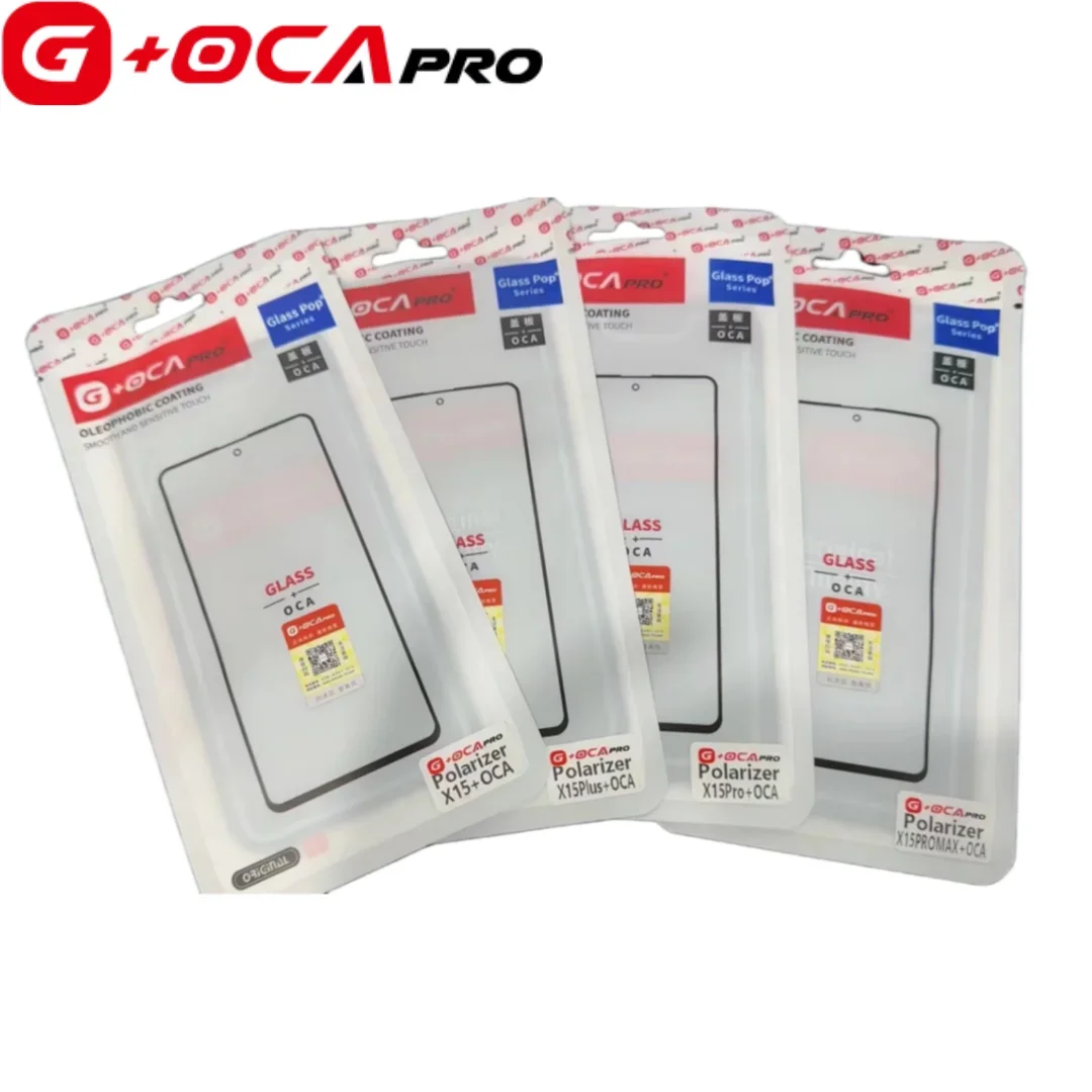 G + OCA PRO 3 in 1 Outer Glass OCA Polarizer for IPhone 12 13 Mini 14 15 PLUS Pro Max Polarizer Glass Replacement