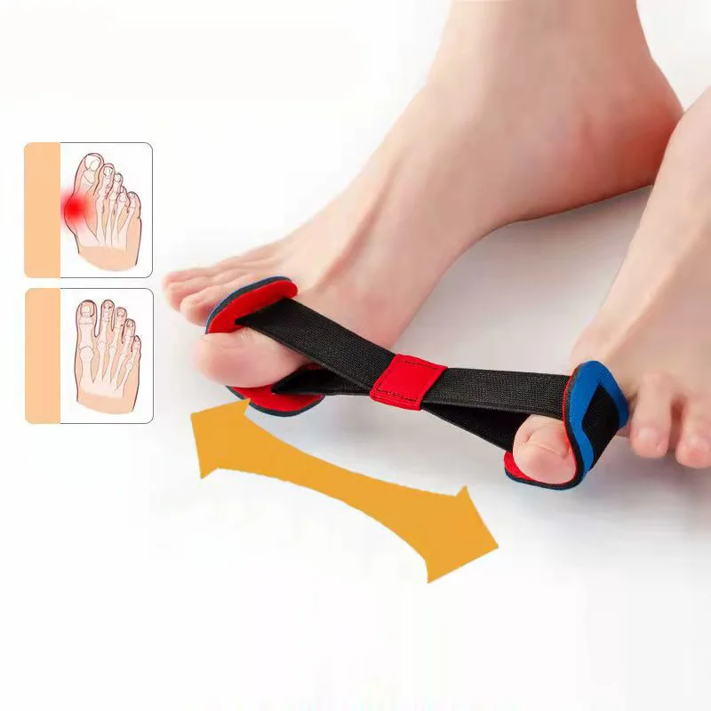 Hallux Valgus Corrector Belt Recovery Training Exerciser Strap Toe Separator Big Toe Stretcher Separator