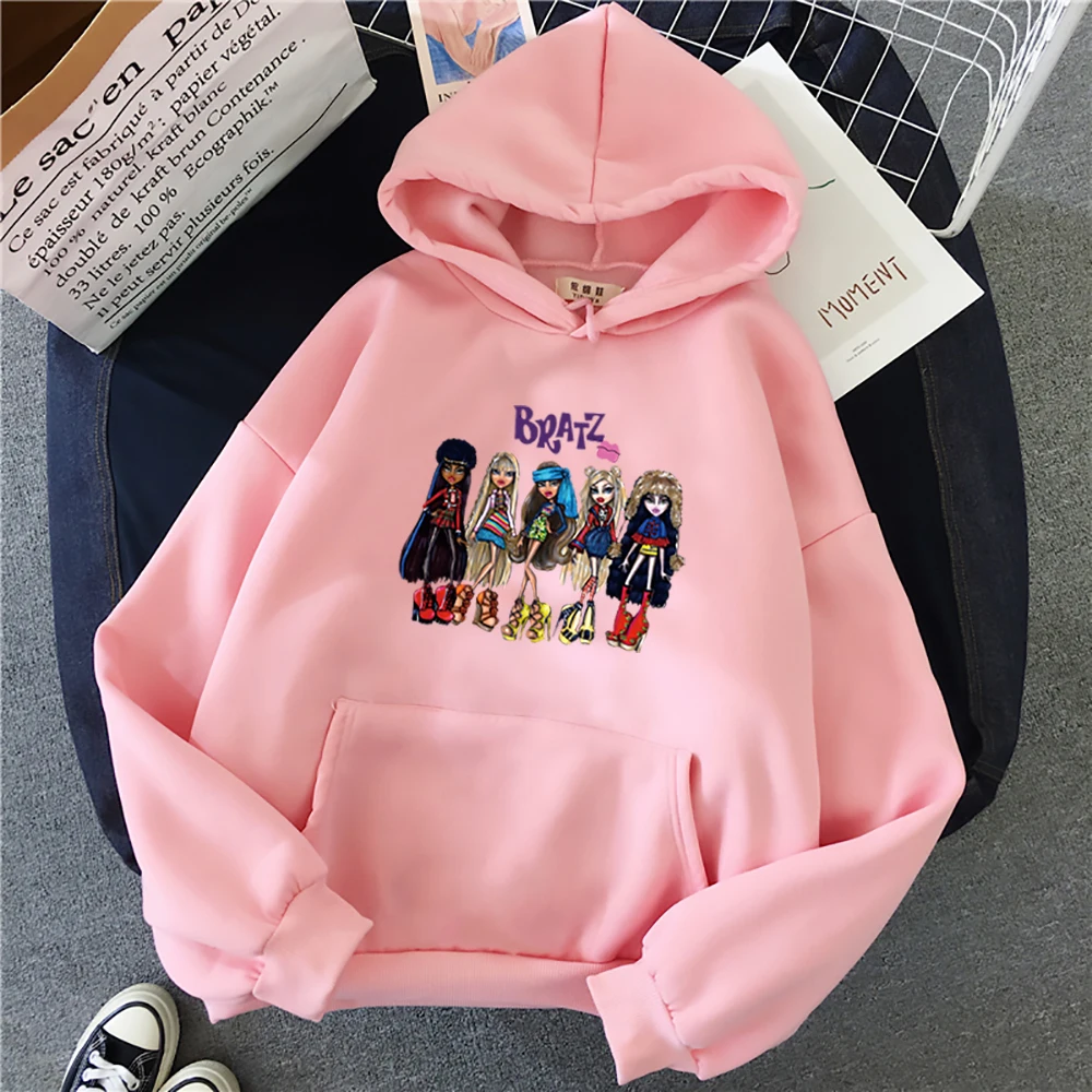 Bratz Sudadera con capucha para hombre y mujer, ropa de calle de gran  tamaño, estilo Kawaii, Harajuku, Kpop|Sudaderas con capucha y sudaderas| -  AliExpress