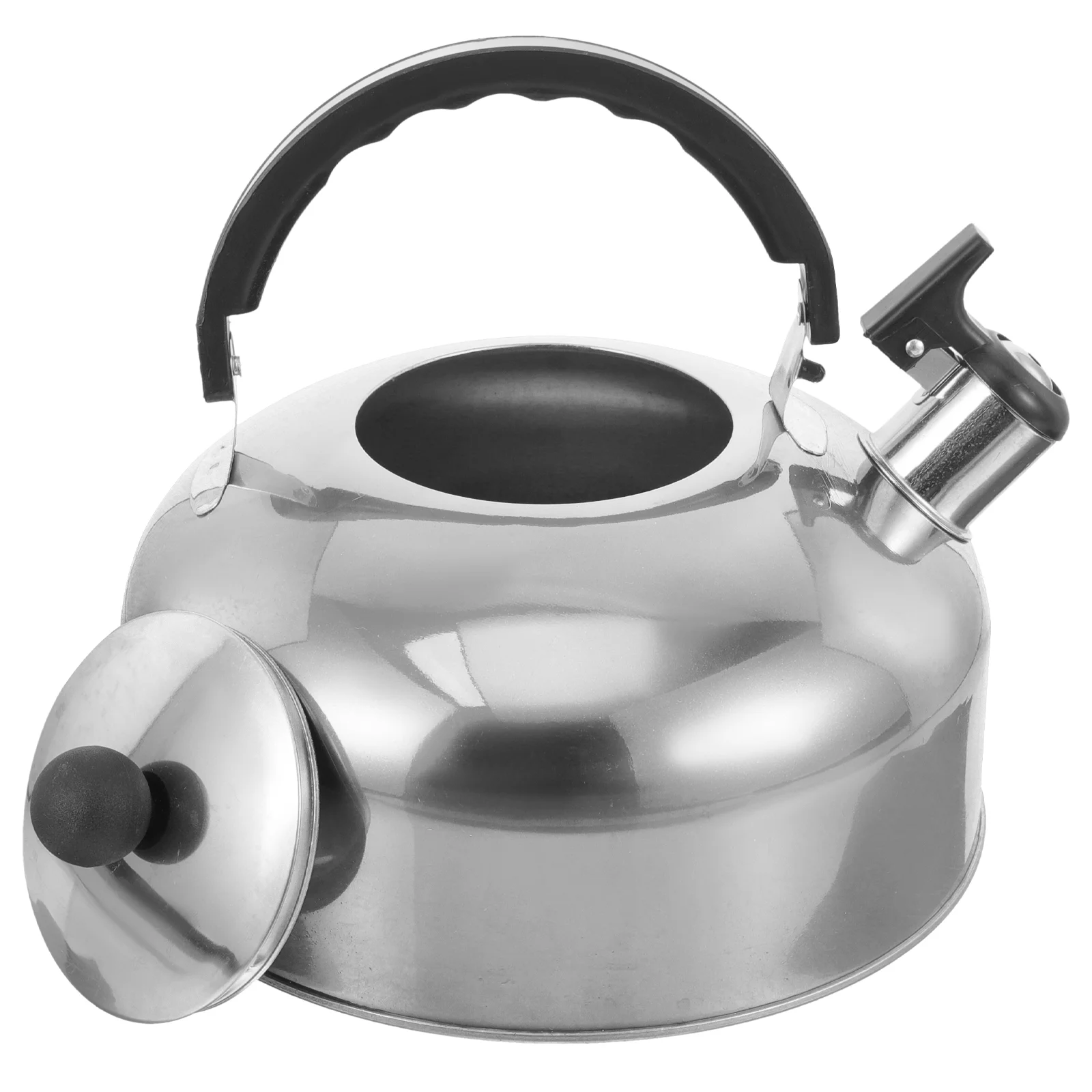 Whistling Teapot Tea Kettle Stainless Steel Stovetop 4L Camping