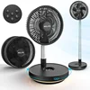 Belife X10 Portable Fan, Cordless Oscillating Fan with Remote, Foldable Telescopic Adjustable Height Fan with LED Light & Timer 1