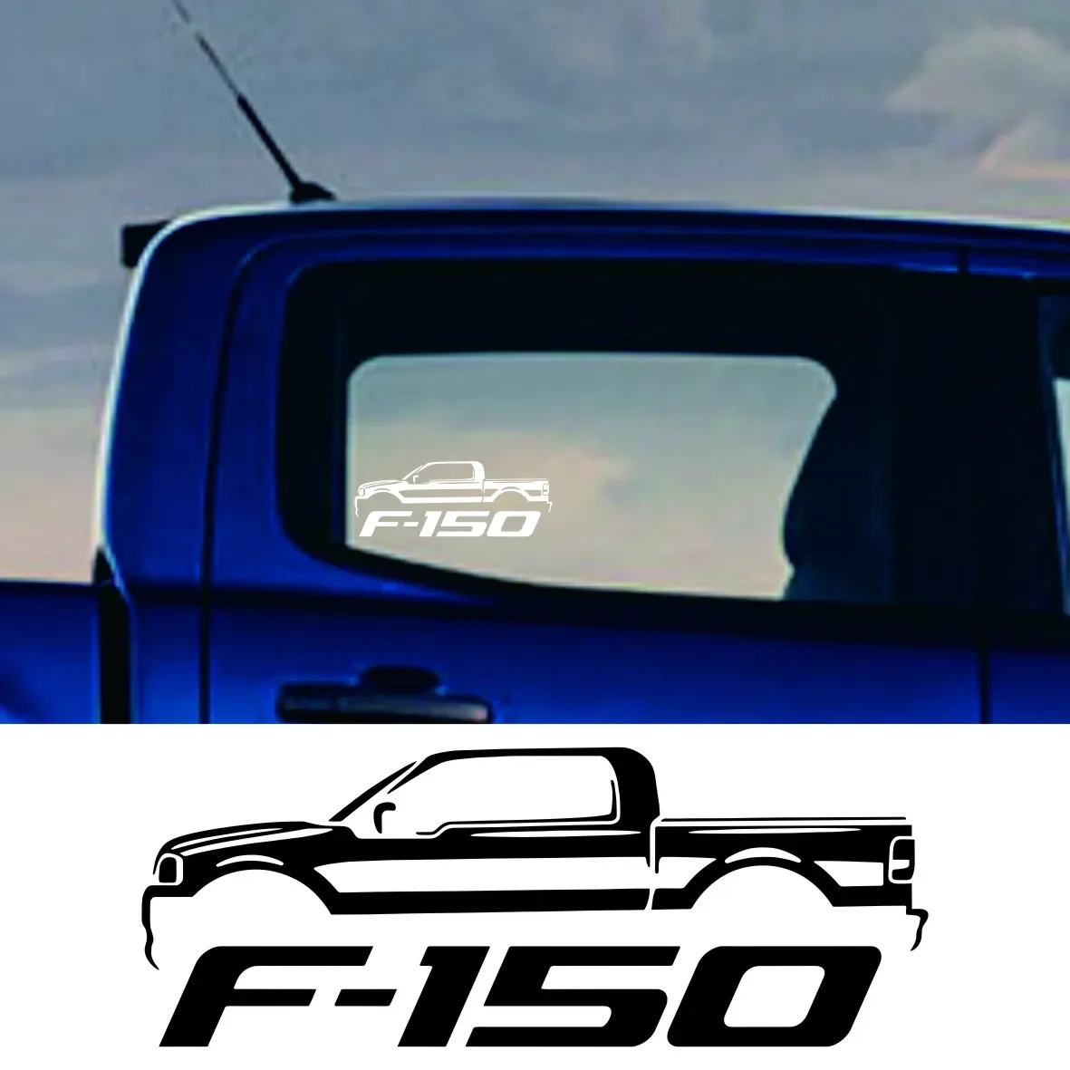 

Car Window Sticker For Ford F150 F 150 Raptor Limited Edition Pickup Style Decals Truck Vinyl Logo Decor Cover Auto Accessories
