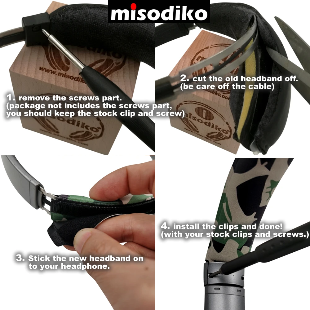 Headband Pad Replacement - Premium Comfort for Over-Ear Headphones