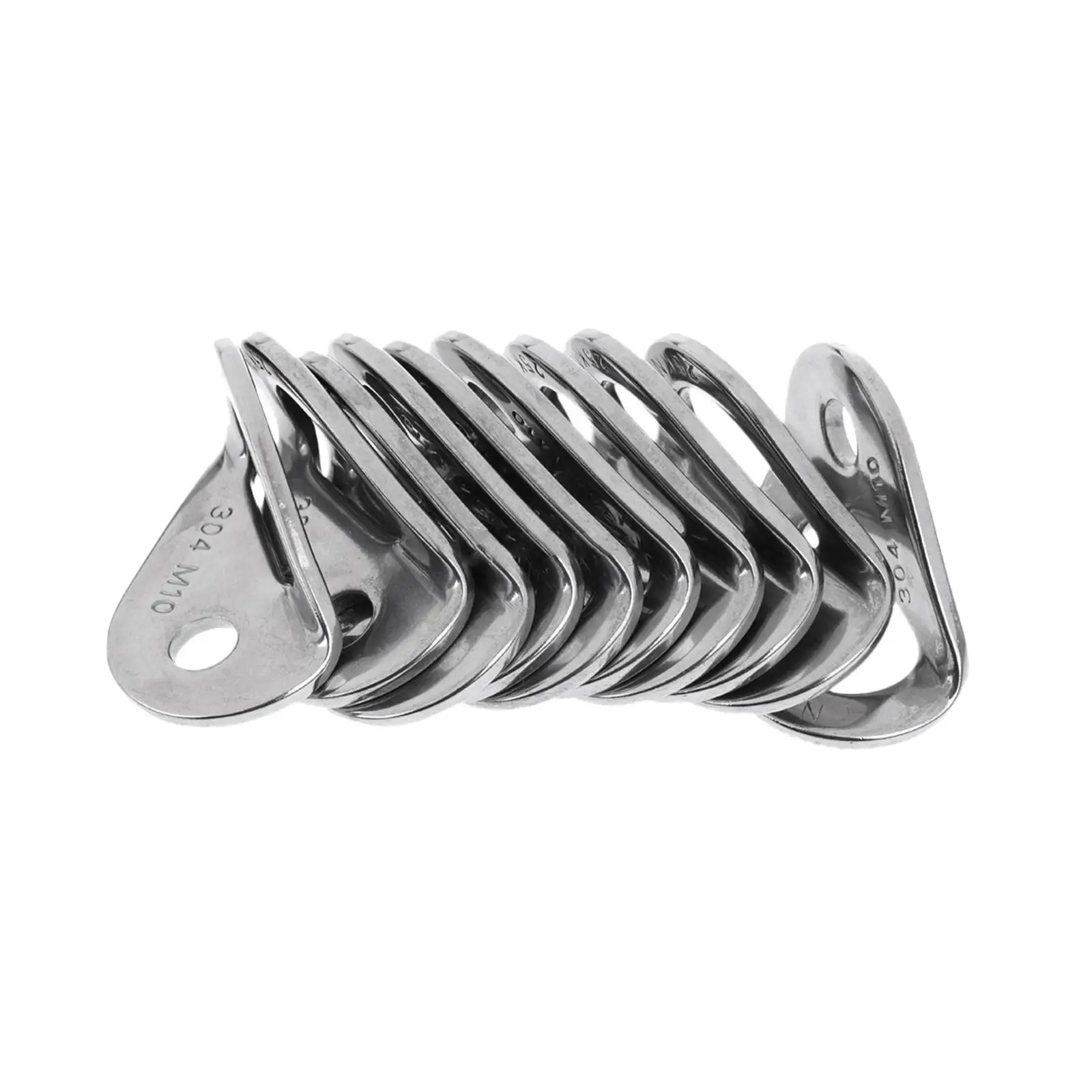 10Pcs Rock Climbing Anchor Hanger Anchor Point Protection 10Mm Heavy Duty Anchor Plate Per Piton Speleing Rigging Travel Outdoor
