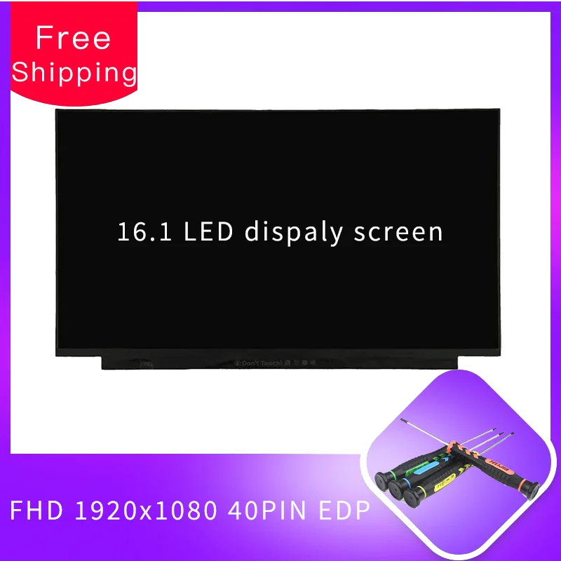 

Free shipping LCD 16.1 "FHD IPS 40pin 144HZ NV161FHM-NX2 FIT N161HCA-GA1 NV161FHM-NY1 N161HMA-GAK pannello di visualizza