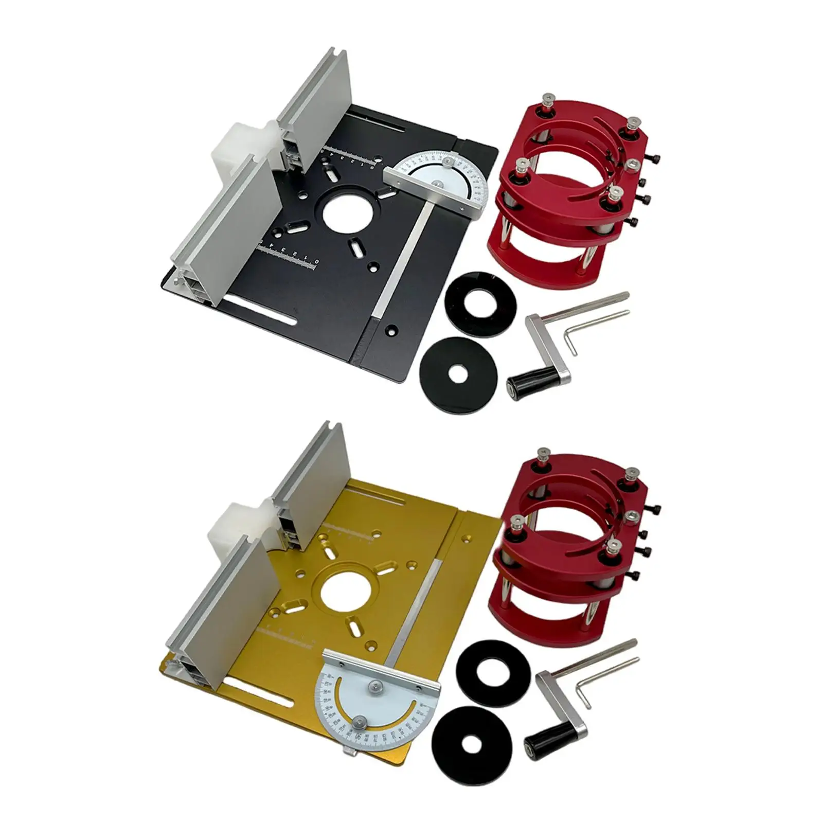 

Table Insert Tool Aluminium Alloy Router Table Insert Plate for Woodworking