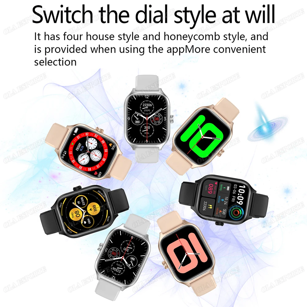 2026 New Men's Smart Watch Women's Gift 2.01inch HD Full Touch Screen Sports Fitness Watch Electronics Bluetooth Talk Smartwatch 6